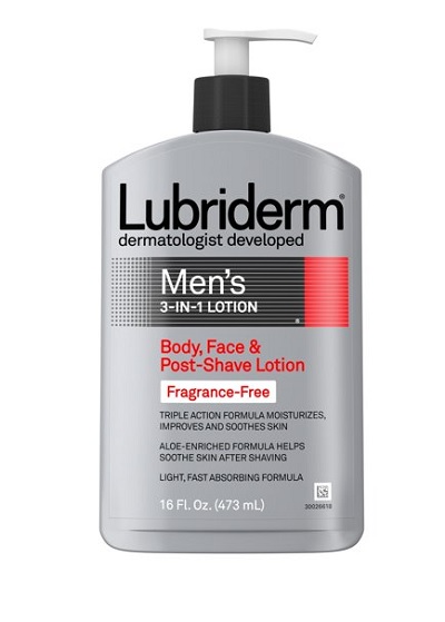 Lubriderm Mens 3 In 1 Moisturizing Lotion with Aloe