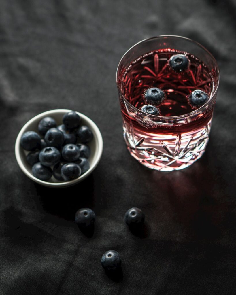 Blueberry Mint Sparkler summer drinks