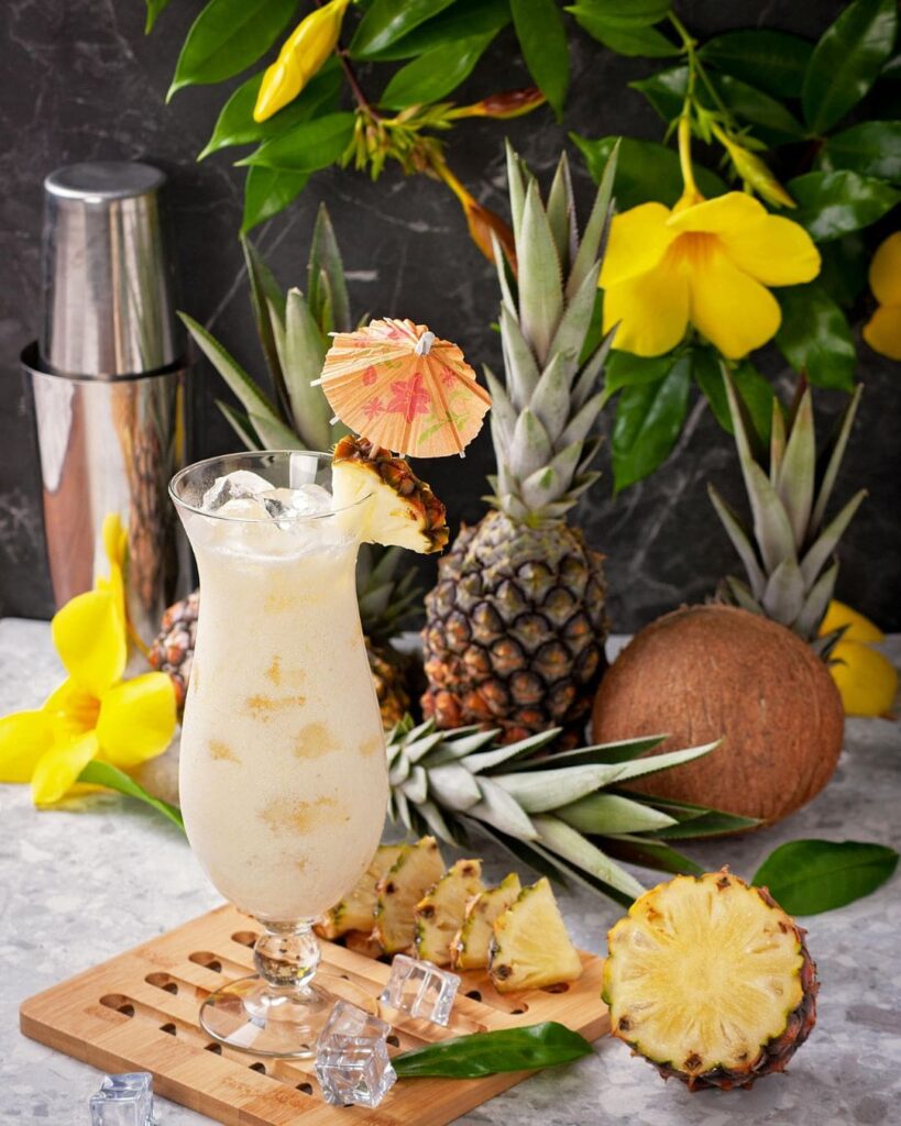 coconut pineapple summer drinks