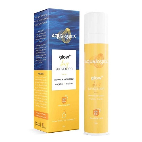 7. Aqualogica Glow+ Dewy Sunscreens SPF 50 PA++++
