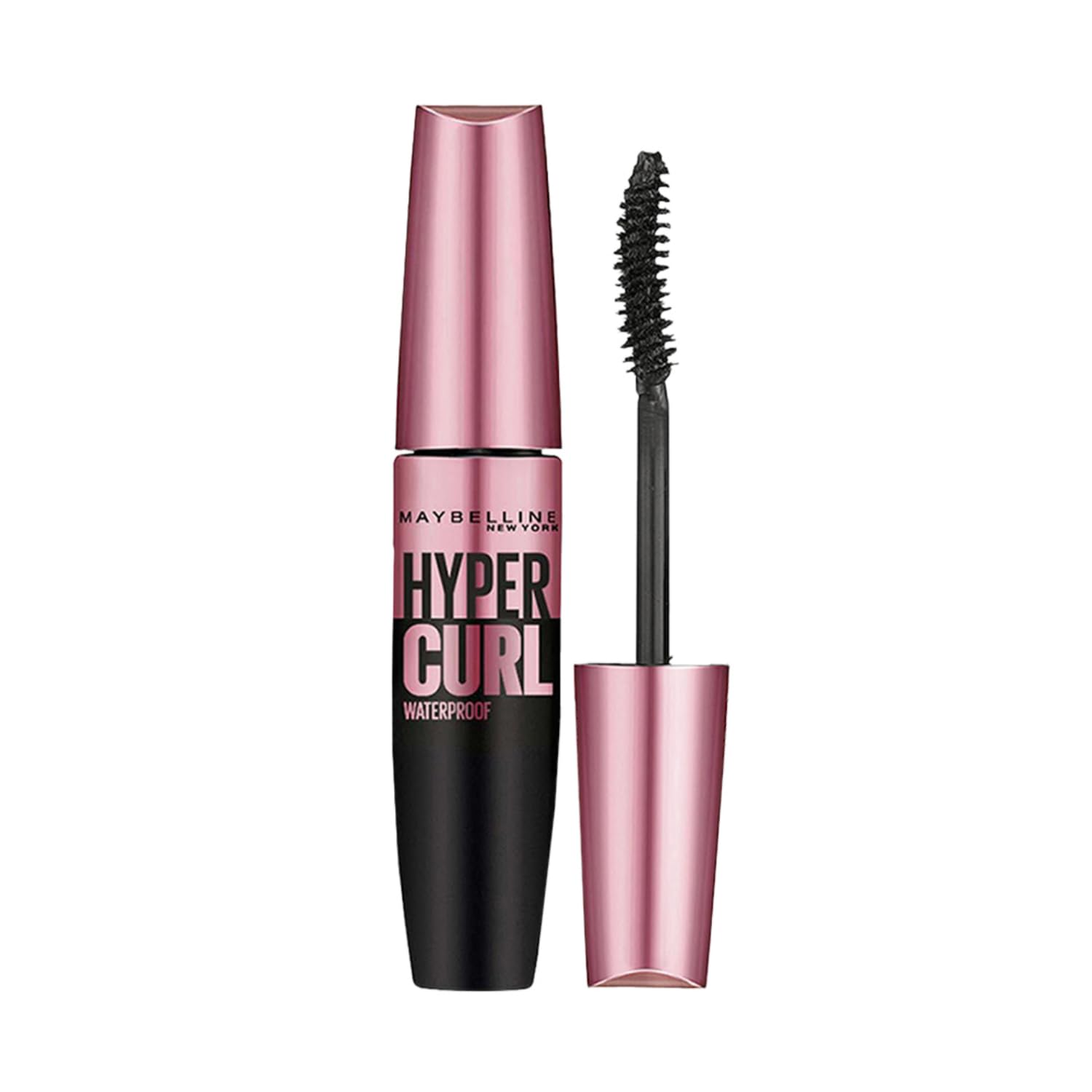 Maybelline New York Mascara, Curls Lashes, Highly Pigmented Colour, Long-lasting, Waterproof, Hypercurl